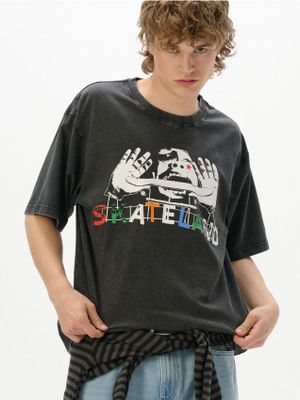 T-shirt męski wiosenny ze sklepu: Cropp w kategorii: T-shirty męskie - zdjęcie 4198BBB-532-6969_654HY-99X
