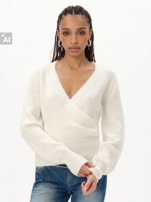 Sweter damski ze sklepu: Cropp w kategorii: Swetry damskie - zdjęcie 4198BBB-532-6969_657KA-00M