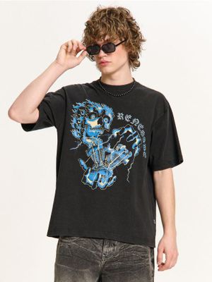 T-shirt męski na wiosnę ze sklepu: Cropp w kategorii: T-shirty męskie - zdjęcie 4198BBB-532-6969_667HY-99X