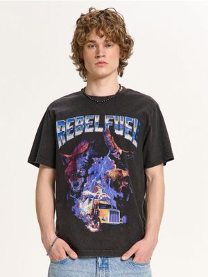 T-shirt męski wiosenny młodzieżowy ze sklepu: Cropp w kategorii: T-shirty męskie - zdjęcie 4198BBB-532-6969_673HY-99X