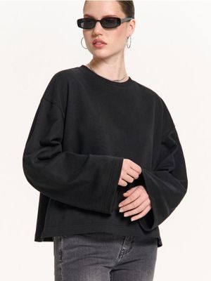 Bluza damska casual jesienna ze sklepu: Cropp w kategorii: Bluzy damskie - zdjęcie 4198BBB-532-6969_688IK-99X