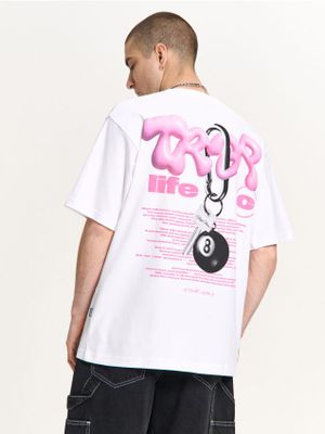 T-shirt męski wiosenny ze sklepu: Cropp w kategorii: T-shirty męskie - zdjęcie 4198BBB-532-6969_693HY-00X