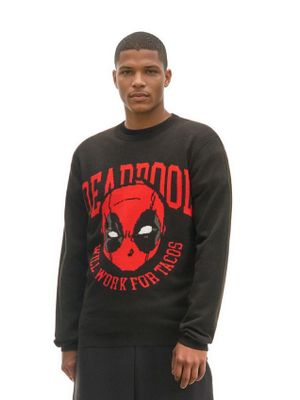Sweter męski w stylu młodzieżowym ze sklepu: Cropp w kategorii: Swetry męskie - zdjęcie 4198BBB-532-6969_700FP-99X