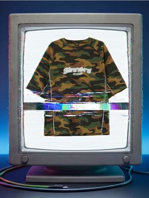 T-shirt męski na wiosnę w militarnym stylu ze sklepu: Cropp w kategorii: T-shirty męskie - zdjęcie 4198BBB-532-6969_709HY-79X