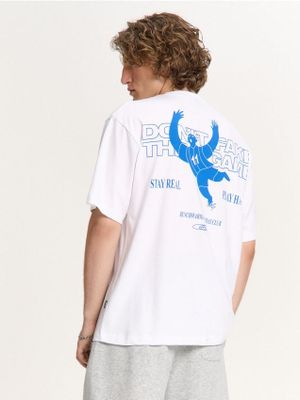T-shirt męski na wiosnę młodzieżowy ze sklepu: Cropp w kategorii: T-shirty męskie - zdjęcie 4198BBB-532-6969_712HY-00X