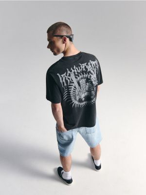 T-shirt męski ze sklepu: Cropp w kategorii: T-shirty męskie - zdjęcie 4198BBB-532-6969_718HY-99X