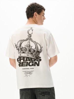 T-shirt męski w stylu młodzieżowym wiosenny ze sklepu: Cropp w kategorii: T-shirty męskie - zdjęcie 4198BBB-532-6969_735FN-00X