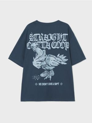 T-shirt męski młodzieżowy ze sklepu: Cropp w kategorii: T-shirty męskie - zdjęcie 4198BBB-532-6969_741HY-57X