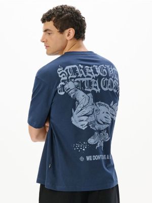 T-shirt męski młodzieżowy ze sklepu: Cropp w kategorii: T-shirty męskie - zdjęcie 4198BBB-532-6969_741HY-57X