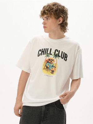 T-shirt męski wiosenny ze sklepu: Cropp w kategorii: T-shirty męskie - zdjęcie 4198BBB-532-6969_750HY-00X