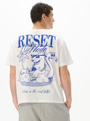 T-shirt męski młodzieżowy ze sklepu: Cropp w kategorii: T-shirty męskie - zdjęcie 4198BBB-532-6969_751HY-00X