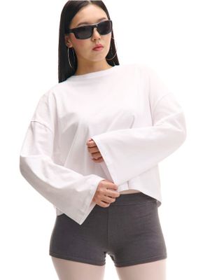 Bluzka damska casual ze sklepu: Cropp w kategorii: Bluzki damskie - zdjęcie 4198BBB-532-6969_754FL-00X