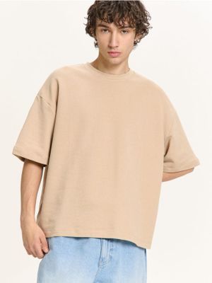 T-shirt męski casualowy ze sklepu: Cropp w kategorii: T-shirty męskie - zdjęcie 4198BBB-532-6969_756HX-80X