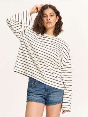 Bluzka damska na wiosnę ze sklepu: Cropp w kategorii: Bluzki damskie - zdjęcie 4198BBB-532-6969_764FL-01X
