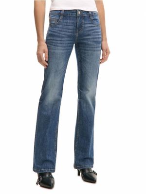 Jeansy damskie casual ze sklepu: Cropp w kategorii: Jeansy damskie - zdjęcie 4198BBB-532-6969_775FK-55J