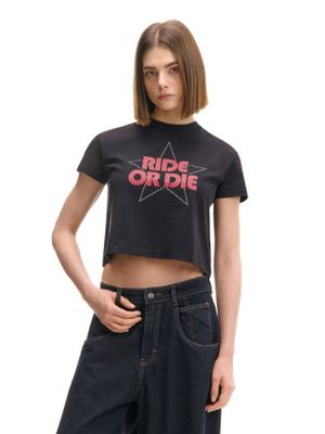Bluzka damska młodzieżowa ze sklepu: Cropp w kategorii: Bluzki damskie - zdjęcie 4198BBB-532-6969_777CU-99X