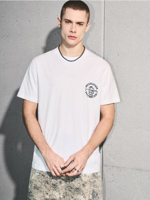 T-shirt męski młodzieżowy ze sklepu: Cropp w kategorii: T-shirty męskie - zdjęcie 4198BBB-532-6969_779HY-00X