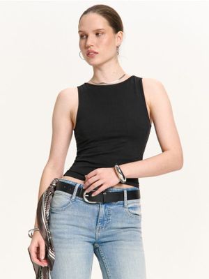 Bluzka damska na lato ze sklepu: Cropp w kategorii: Bluzki damskie - zdjęcie 4198BBB-532-6969_782FL-99X