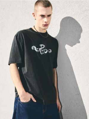 T-shirt męski wiosenny ze sklepu: Cropp w kategorii: T-shirty męskie - zdjęcie 4198BBB-532-6969_786HY-99X
