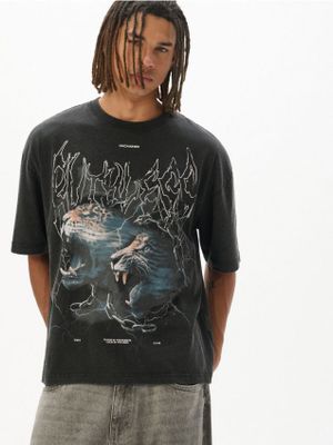 T-shirt męski ze sklepu: Cropp w kategorii: T-shirty męskie - zdjęcie 4198BBB-532-6969_791HY-99X
