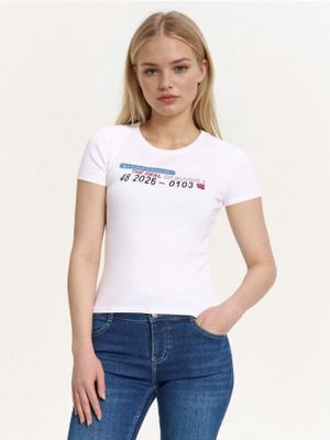 Bluzka damska młodzieżowa ze sklepu: Cropp w kategorii: Bluzki damskie - zdjęcie 4198BBB-532-6969_796FL-00X