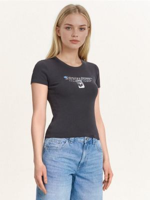 Bluzka damska ze sklepu: Cropp w kategorii: Bluzki damskie - zdjęcie 4198BBB-532-6969_796FL-90X