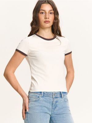 Bluzka damska wiosenna ze sklepu: Cropp w kategorii: Bluzki damskie - zdjęcie 4198BBB-532-6969_799FL-01X