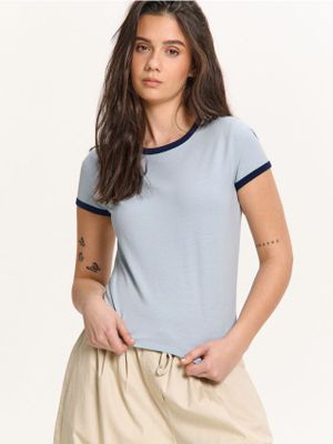 Bluzka damska wiosenna ze sklepu: Cropp w kategorii: Bluzki damskie - zdjęcie 4198BBB-532-6969_799FL-05X