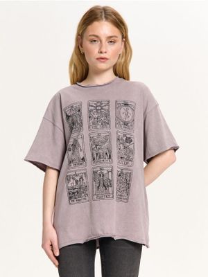 Bluzka damska w stylu młodzieżowym ze sklepu: Cropp w kategorii: Bluzki damskie - zdjęcie 4198BBB-532-6969_800FL-09M
