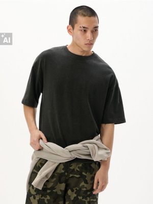 T-shirt męski młodzieżowy ze sklepu: Cropp w kategorii: T-shirty męskie - zdjęcie 4198BBB-532-6969_800HY-99X