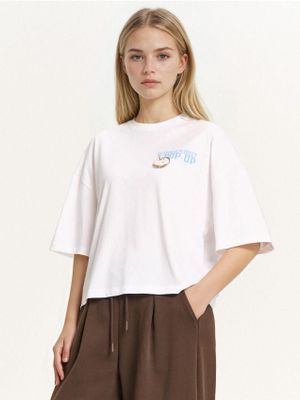 Bluzka damska w sportowym stylu ze sklepu: Cropp w kategorii: Bluzki damskie - zdjęcie 4198BBB-532-6969_804FL-00X