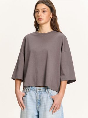Bluzka damska ze sklepu: Cropp w kategorii: Bluzki damskie - zdjęcie 4198BBB-532-6969_808FL-90X