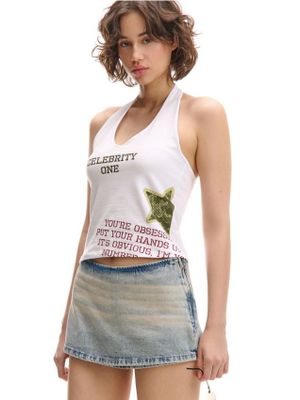 Bluzka damska w stylu młodzieżowym ze sklepu: Cropp w kategorii: Bluzki damskie - zdjęcie 4198BBB-532-6969_815CU-00X
