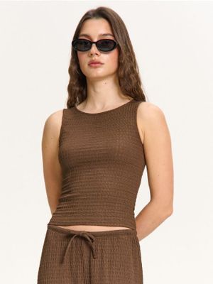Bluzka damska letnia ze sklepu: Cropp w kategorii: Bluzki damskie - zdjęcie 4198BBB-532-6969_817FL-89X