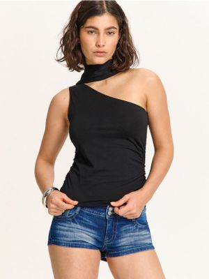 Bluzka damska na lato ze sklepu: Cropp w kategorii: Bluzki damskie - zdjęcie 4198BBB-532-6969_818FL-99X