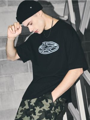 T-shirt męski młodzieżowy ze sklepu: Cropp w kategorii: T-shirty męskie - zdjęcie 4198BBB-532-6969_820HY-99X