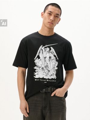 T-shirt męski młodzieżowy ze sklepu: Cropp w kategorii: T-shirty męskie