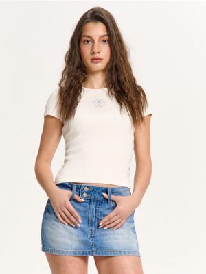 Bluzka damska na wiosnę casualowa ze sklepu: Cropp w kategorii: Bluzki damskie - zdjęcie 4198BBB-532-6969_850FL-01X