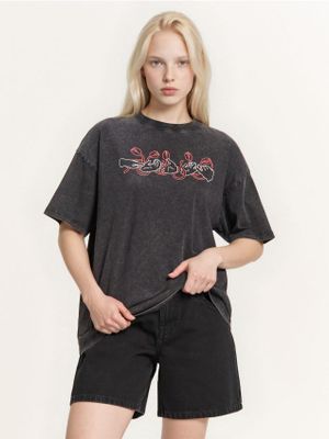 Bluzka damska młodzieżowa ze sklepu: Cropp w kategorii: Bluzki damskie - zdjęcie 4198BBB-532-6969_853FL-99M