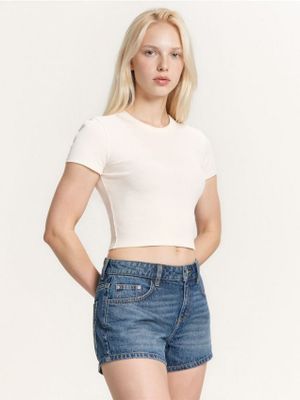 Bluzka damska wiosenna ze sklepu: Cropp w kategorii: Bluzki damskie - zdjęcie 4198BBB-532-6969_858FL-01X