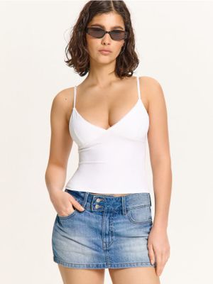 Bluzka damska na lato ze sklepu: Cropp w kategorii: Bluzki damskie - zdjęcie 4198BBB-532-6969_874FL-00X