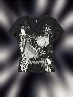 Bluzka damska w stylu młodzieżowym ze sklepu: Cropp w kategorii: Bluzki damskie - zdjęcie 4198BBB-532-6969_885CU-99X