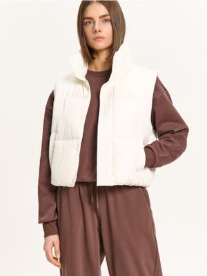 Kamizelka damska ze sklepu: Cropp w kategorii: Kamizelki damskie - zdjęcie 4198BBB-532-6969_922HW-01X