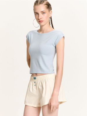 Bluzka damska ze sklepu: Cropp w kategorii: Bluzki damskie - zdjęcie 4198BBB-532-6969_942FL-05X