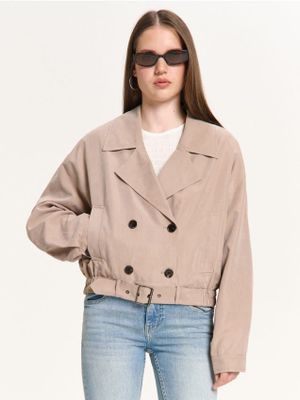 Kurtka damska casual ze sklepu: Cropp w kategorii: Kurtki damskie - zdjęcie 4198BBB-532-6969_946HW-80X