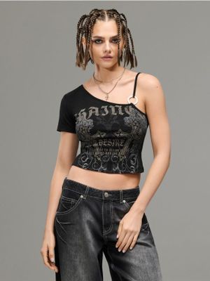 Bluzka damska na wiosnę w stylu młodzieżowym ze sklepu: Cropp w kategorii: Bluzki damskie - zdjęcie 4198BBB-532-6969_947KA-99X