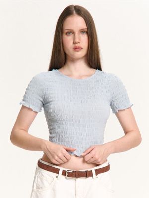 Bluzka damska casualowa ze sklepu: Cropp w kategorii: Bluzki damskie - zdjęcie 4198BBB-532-6969_954HW-05X