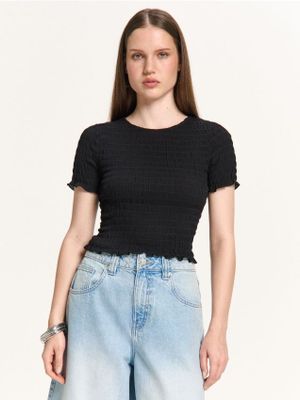 Bluzka damska ze sklepu: Cropp w kategorii: Bluzki damskie - zdjęcie 4198BBB-532-6969_954HW-99X