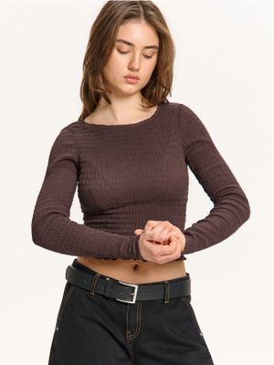 Bluzka damska jesienna ze sklepu: Cropp w kategorii: Bluzki damskie - zdjęcie 4198BBB-532-6969_956HW-88X