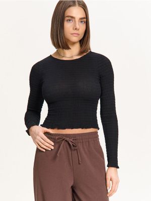 Bluzka damska casualowa ze sklepu: Cropp w kategorii: Bluzki damskie - zdjęcie 4198BBB-532-6969_956HW-99X